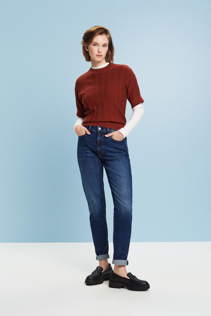 Retro-Classic-Jeans mit hohem Bund