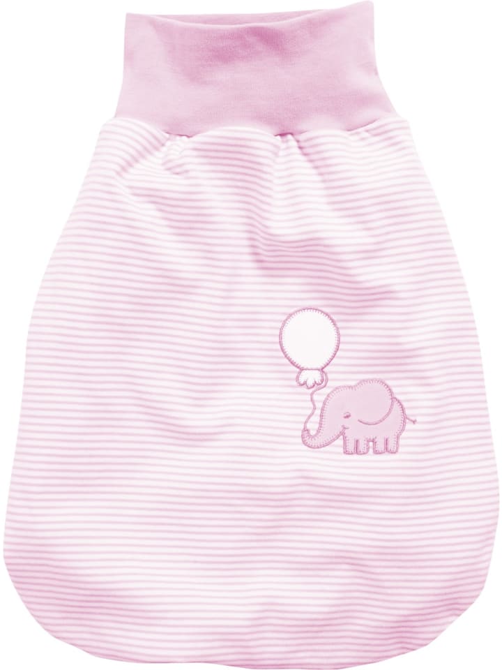 Schnizler Strampelsack Interlock Elefant in Rosa günstig kaufen onesize