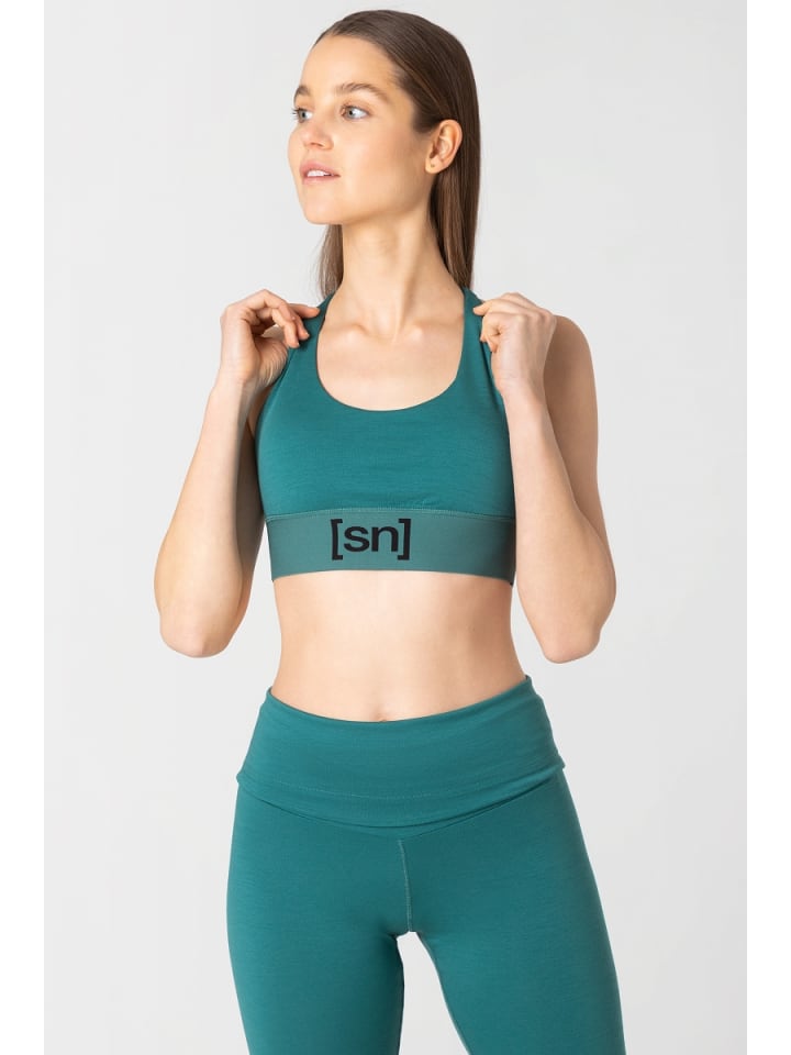 super.natural Merino Bra W SUPER TOP in grün günstig kaufen