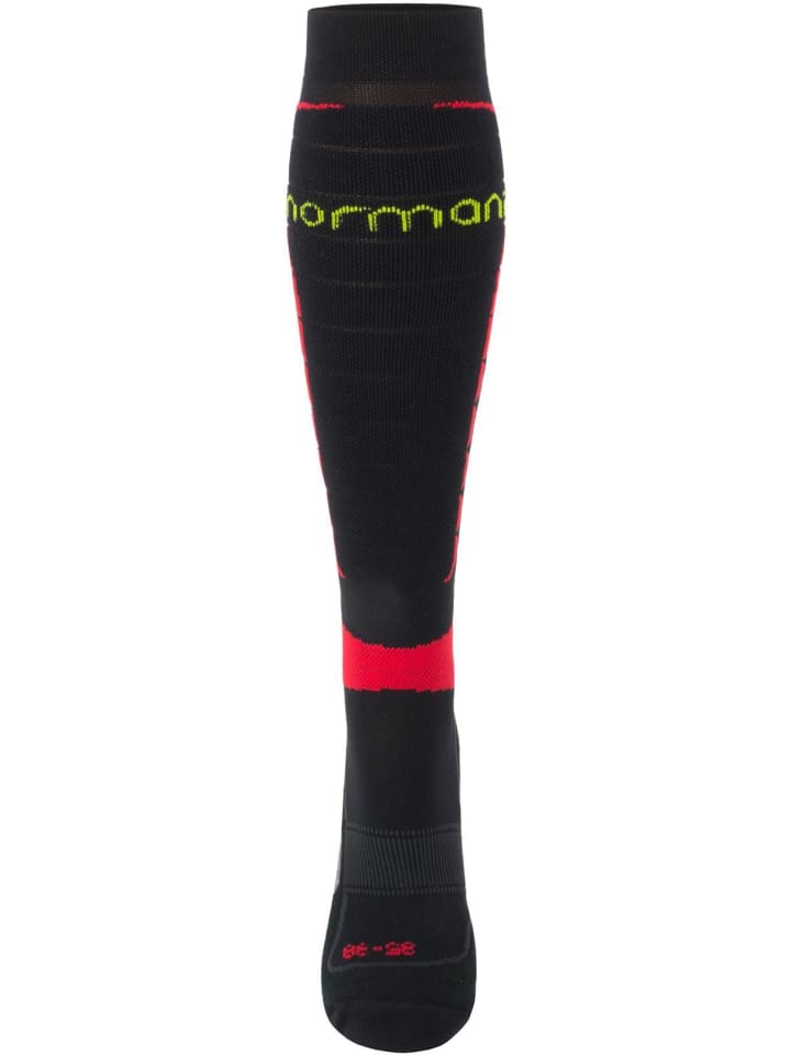 normani Sport-Kompressionskniestrümpfe Style in Schwarz/Rot günstig kaufen