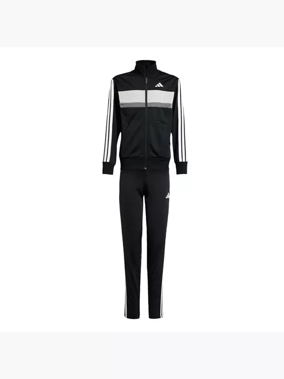 adidas Seasonal Essentials Tiberio 3-Streifen Tricot Kids Trainingsanzug