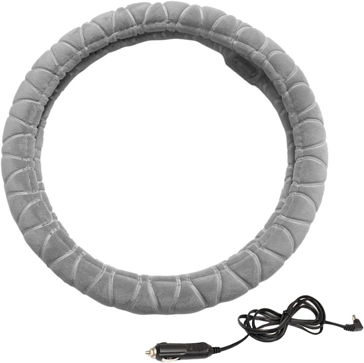 flowgoer Lenkradbezug Beheizte Lenkradabdeckung,12V Heizung,weiches Plüschmaterial, (1-tlg)