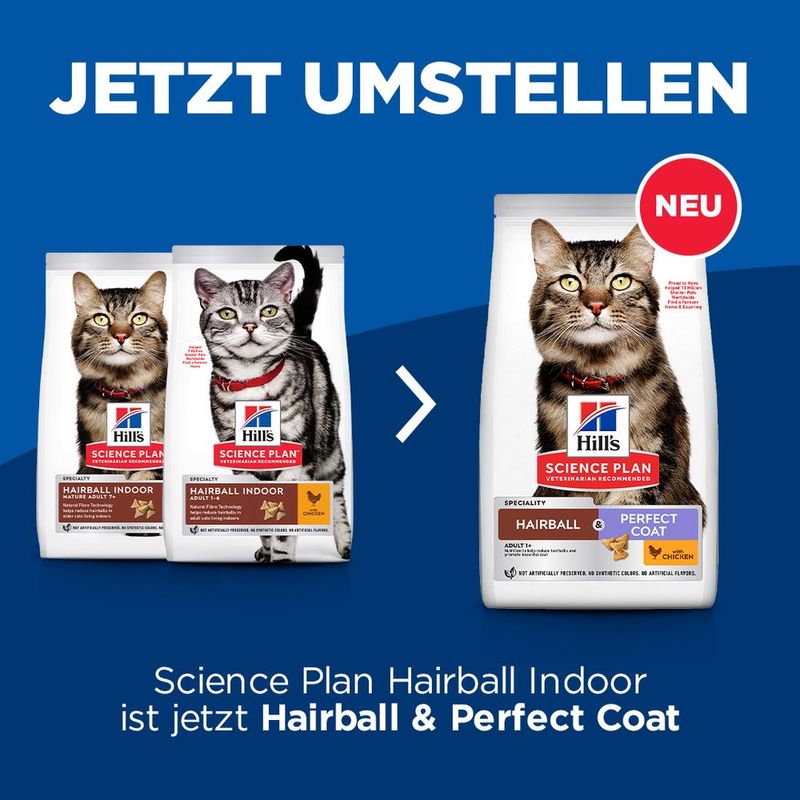Hill's Science Plan Adult Hairball & Perfect Coat Huhn | bitiba %