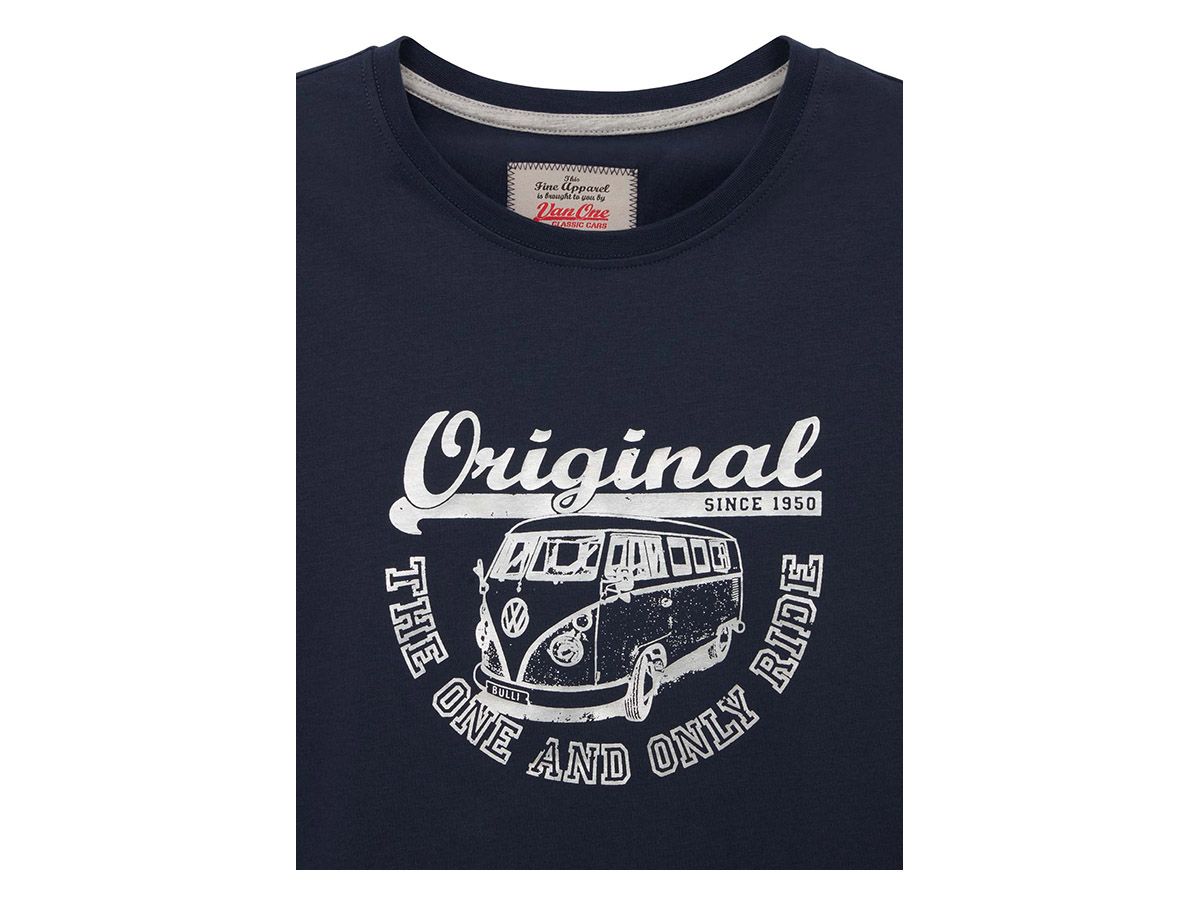Van One Original Ride Navy/White Damen T-shirt