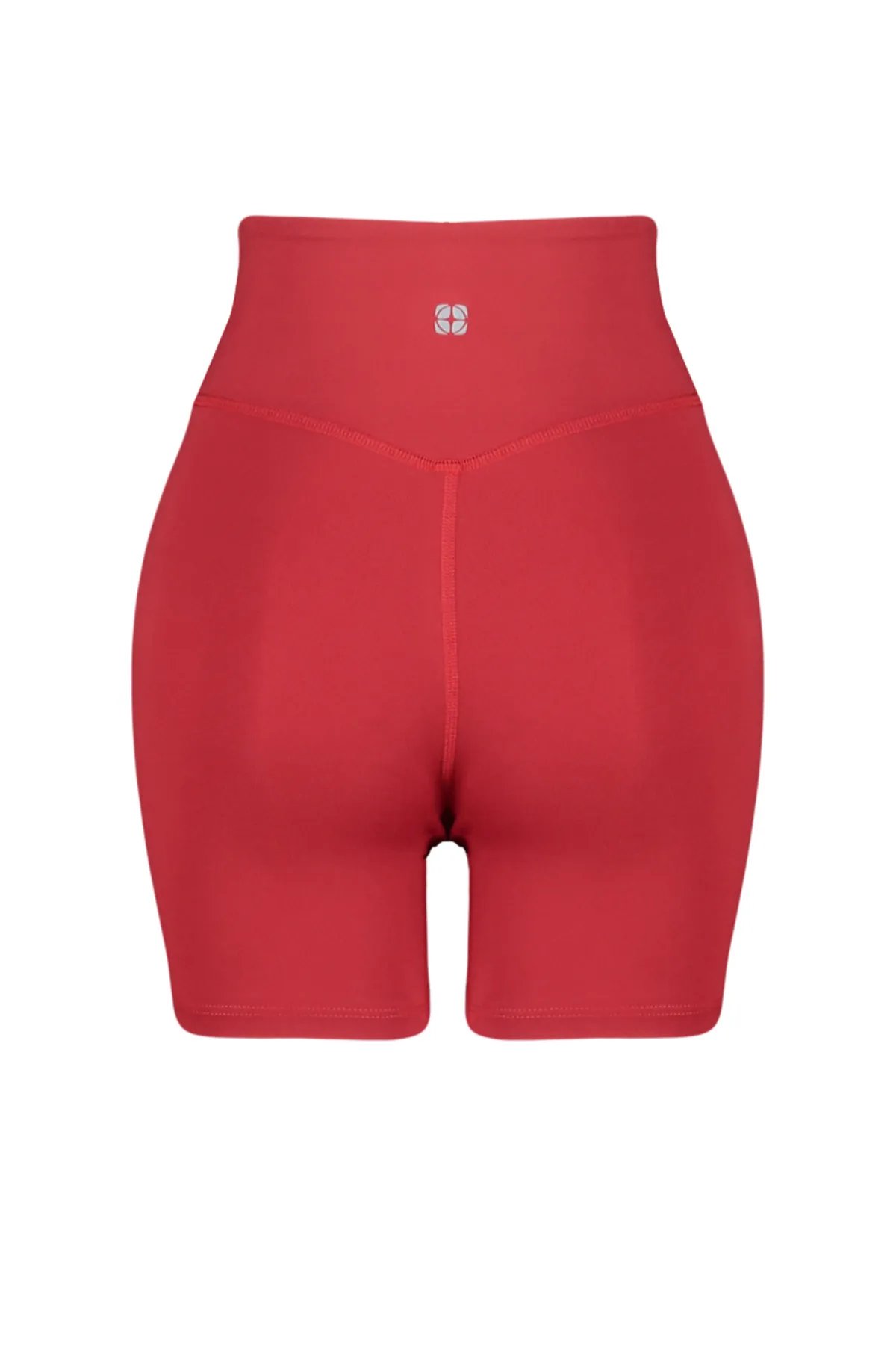 Trendyol Collection  Rote gebürstete weiche Dessous-Stoff-Taillentasche Detailliert Gestrickte Sport-Shorts/Kurze Leggings THMSS24TY00020