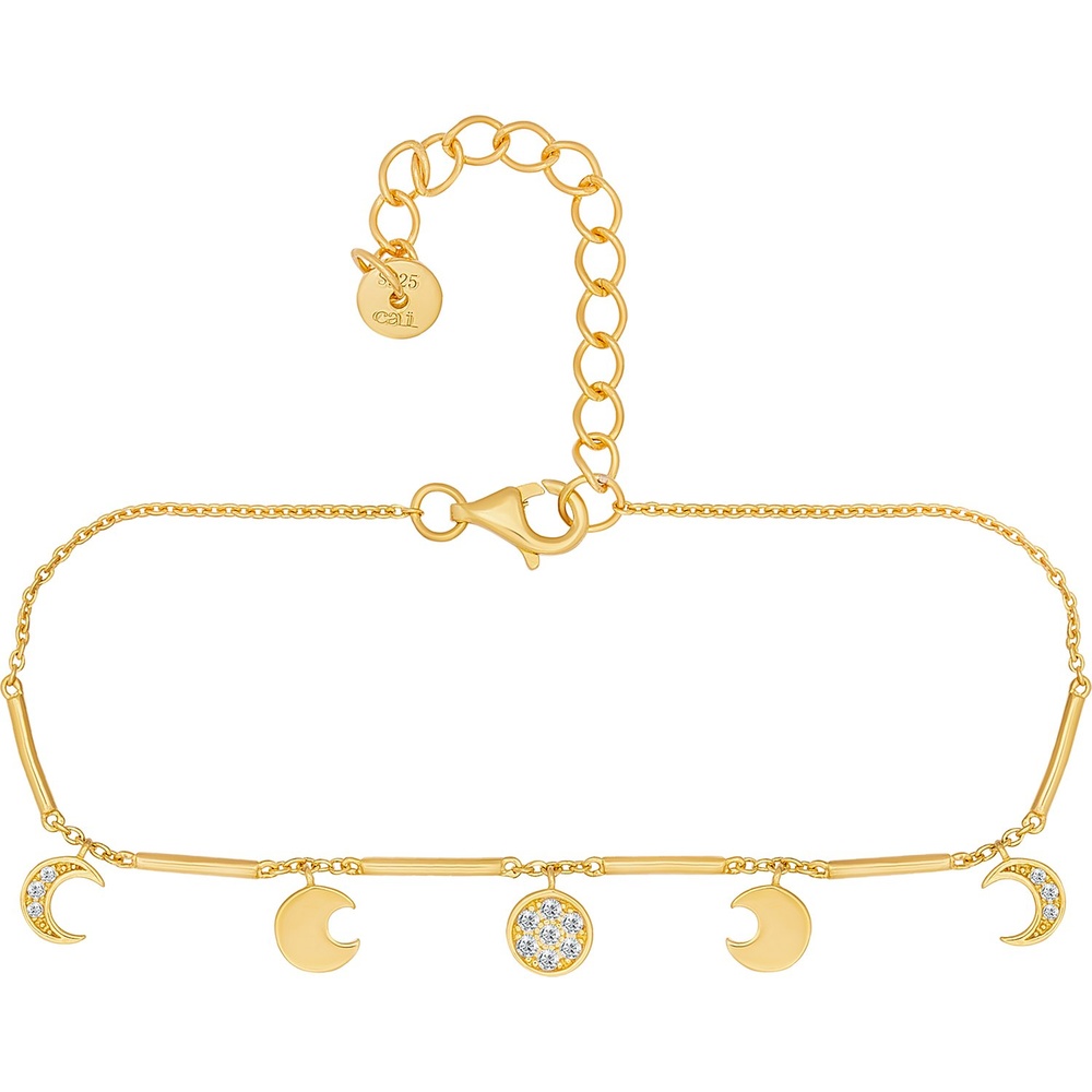 caï Bracelet cheville 925 Argent Bracelet