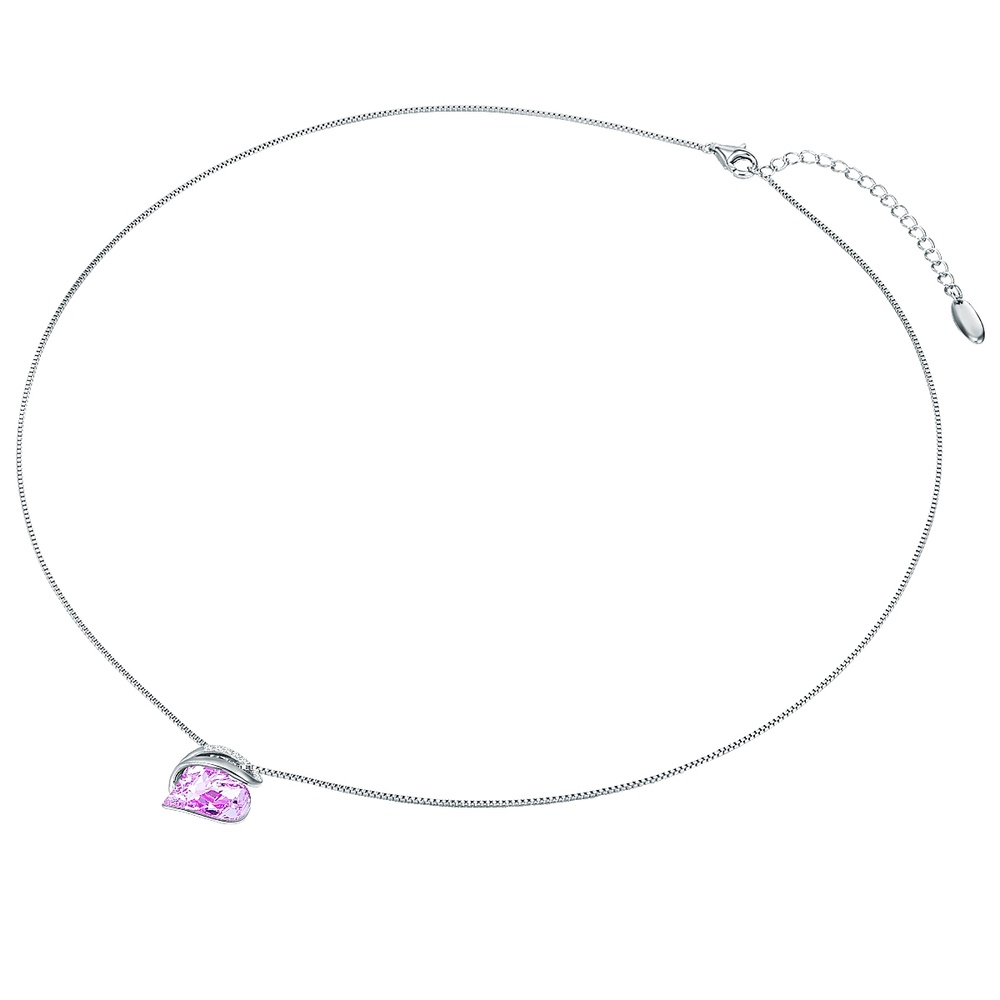 Rafaela Donata Collier en argent Coeur orné de cristaux Swarovski Orné de cristaux Swarovski en  collier