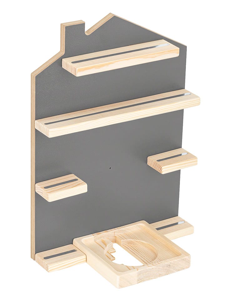 Nordheim Soundbox-Wandregal in Grau - (B)30 x (H)42 cm günstig kaufen onesize