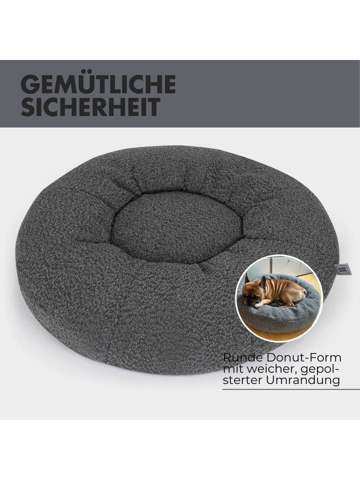 PAW WOW Hundebett LENI Bouclé Grau günstig kaufen 80 x 80 cm