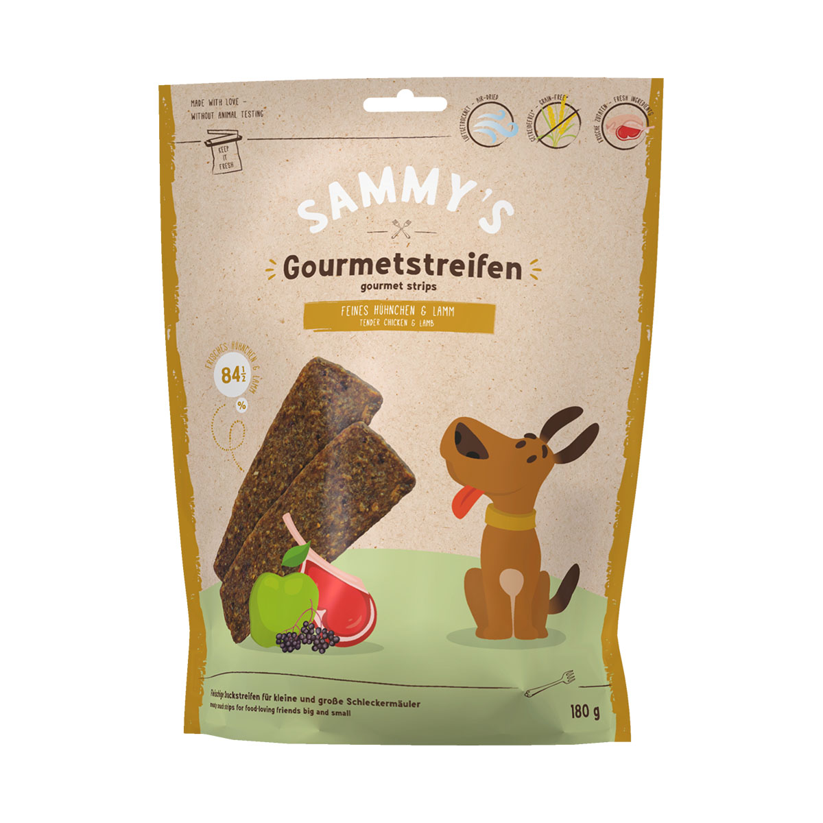 Sammy´s Gourmetstreifen Hühnchen & Lamm kaufen bei ZooRoyal