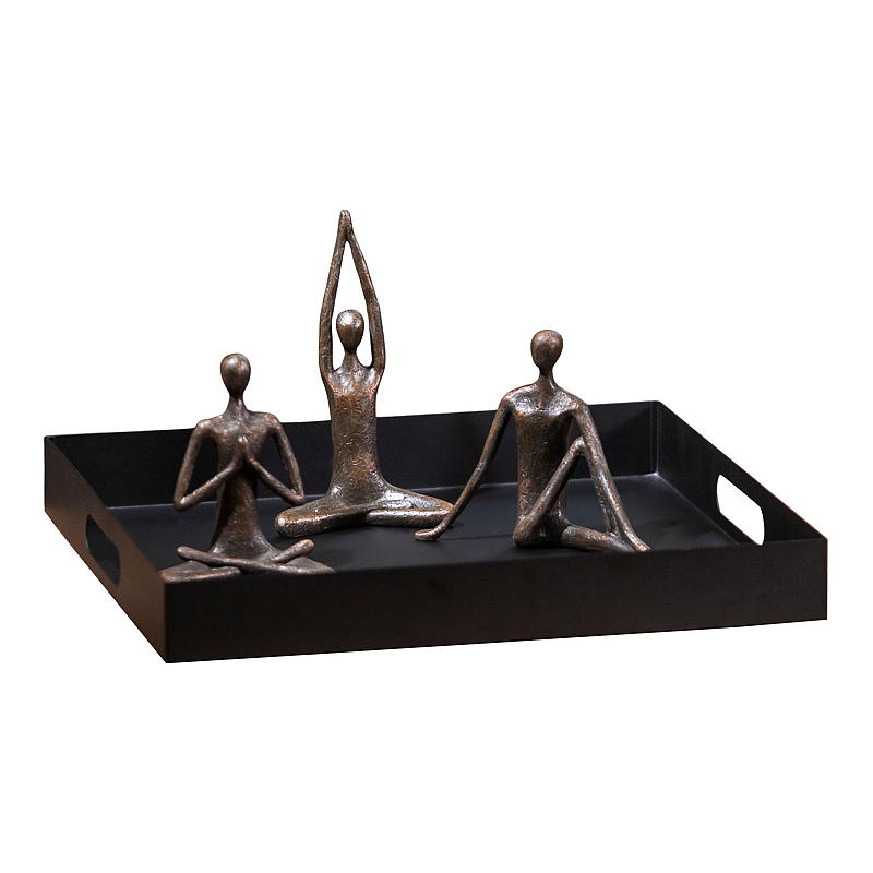 Home Yogafigur bronsefinish
