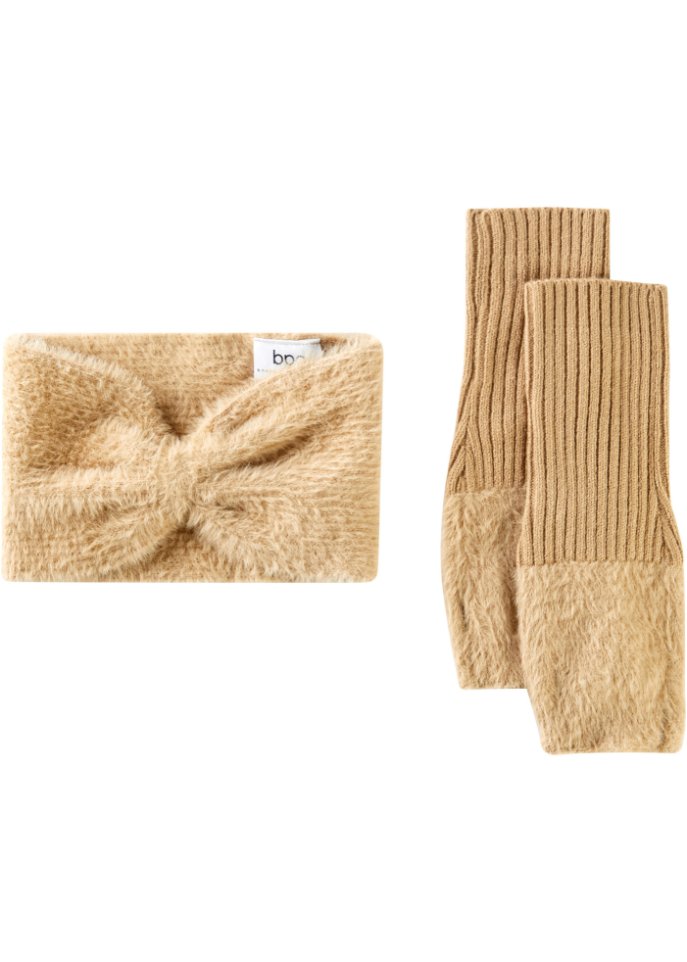 Stirnband und Handschuhe (2-tlg-Set)
