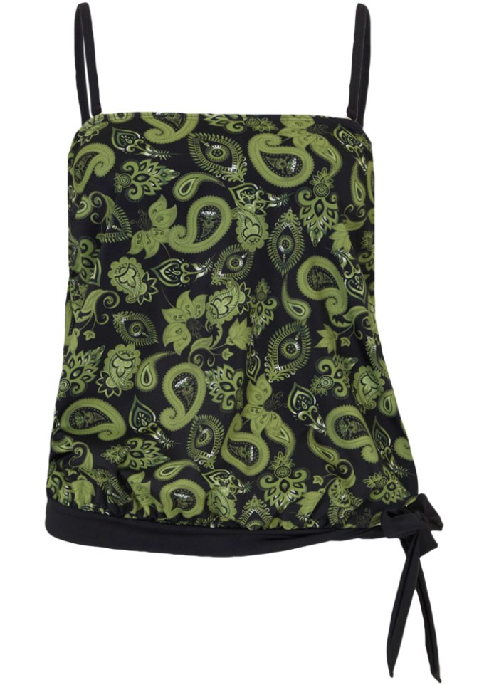 Oversize Tankini Oberteil aus recyceltem Polyamid