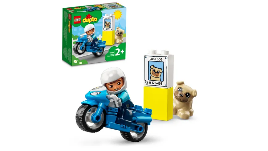 LEGO DUPLO 10967 Polizeimotorrad
