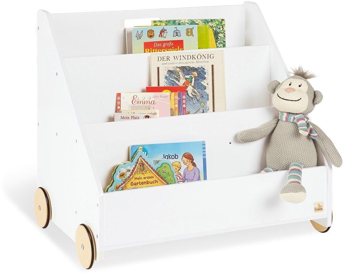 Pinolino® Kinderregal Lasse, mit Geheimfach auf der Rückseite, 3 stufenförmig angeordnete Fächer