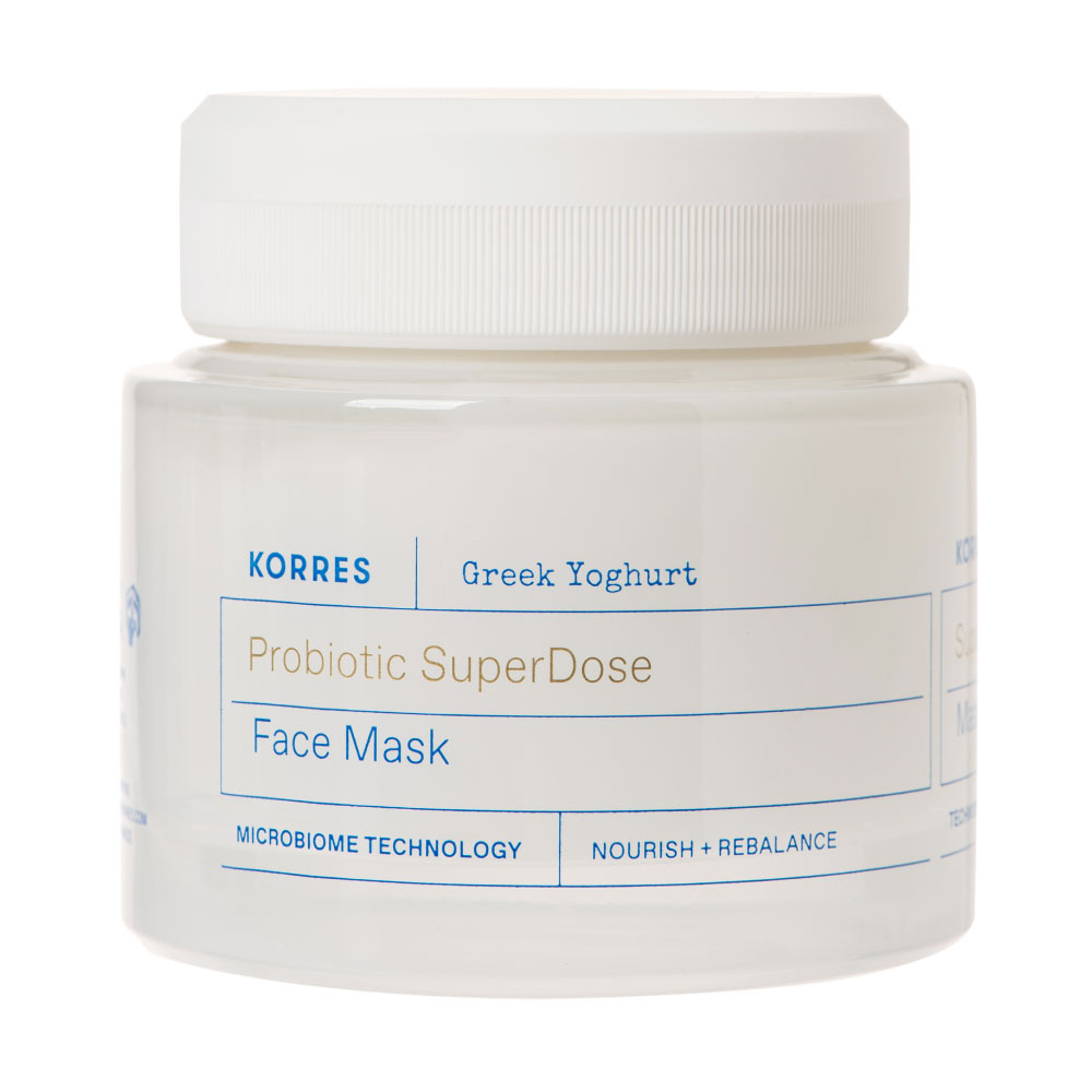 korres Masque Hydratant Superdose de Probiotiques & Yaourt Grec Masque visage super hydratant. Toutes peaux.