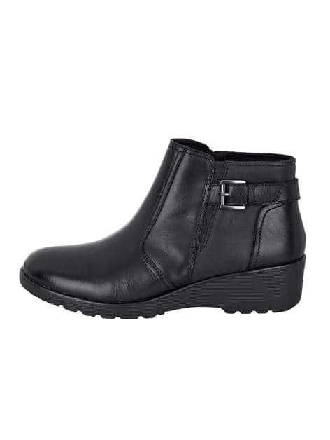 Stiefelette mit verstellbarer Schnalle