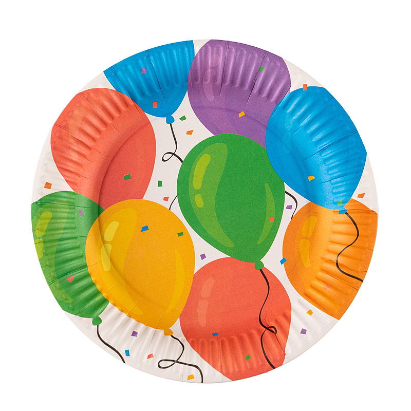 Giform Tallerken 8-pk ballonger