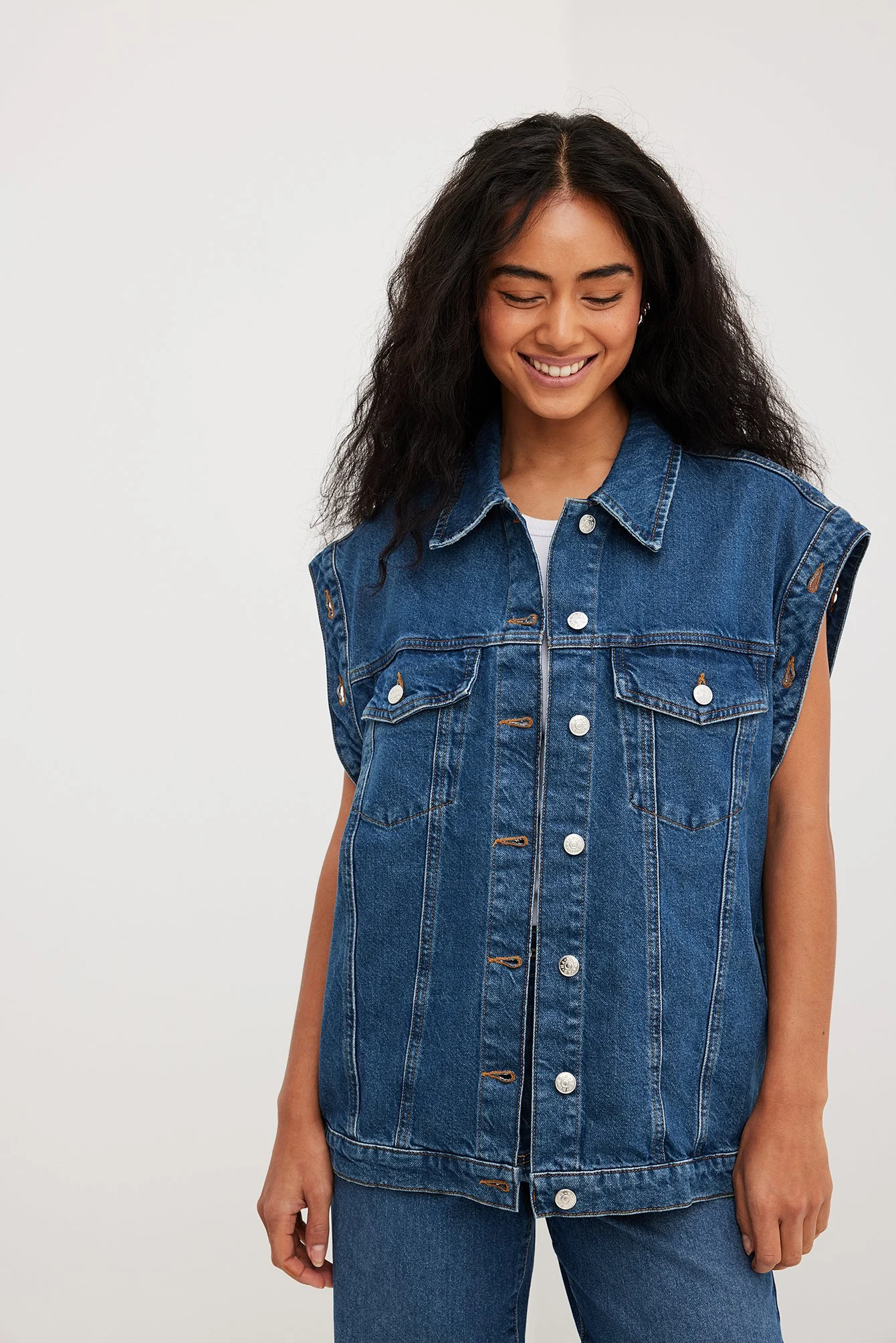 Recycelte Jeansjacke