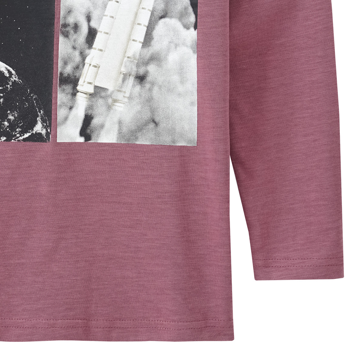 Jungen Langarmshirt mit Foto-Print