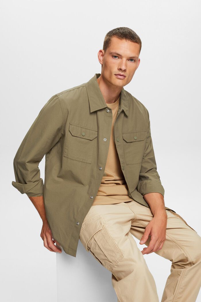 Hemd im Utility-Stil, Baumwollmix
