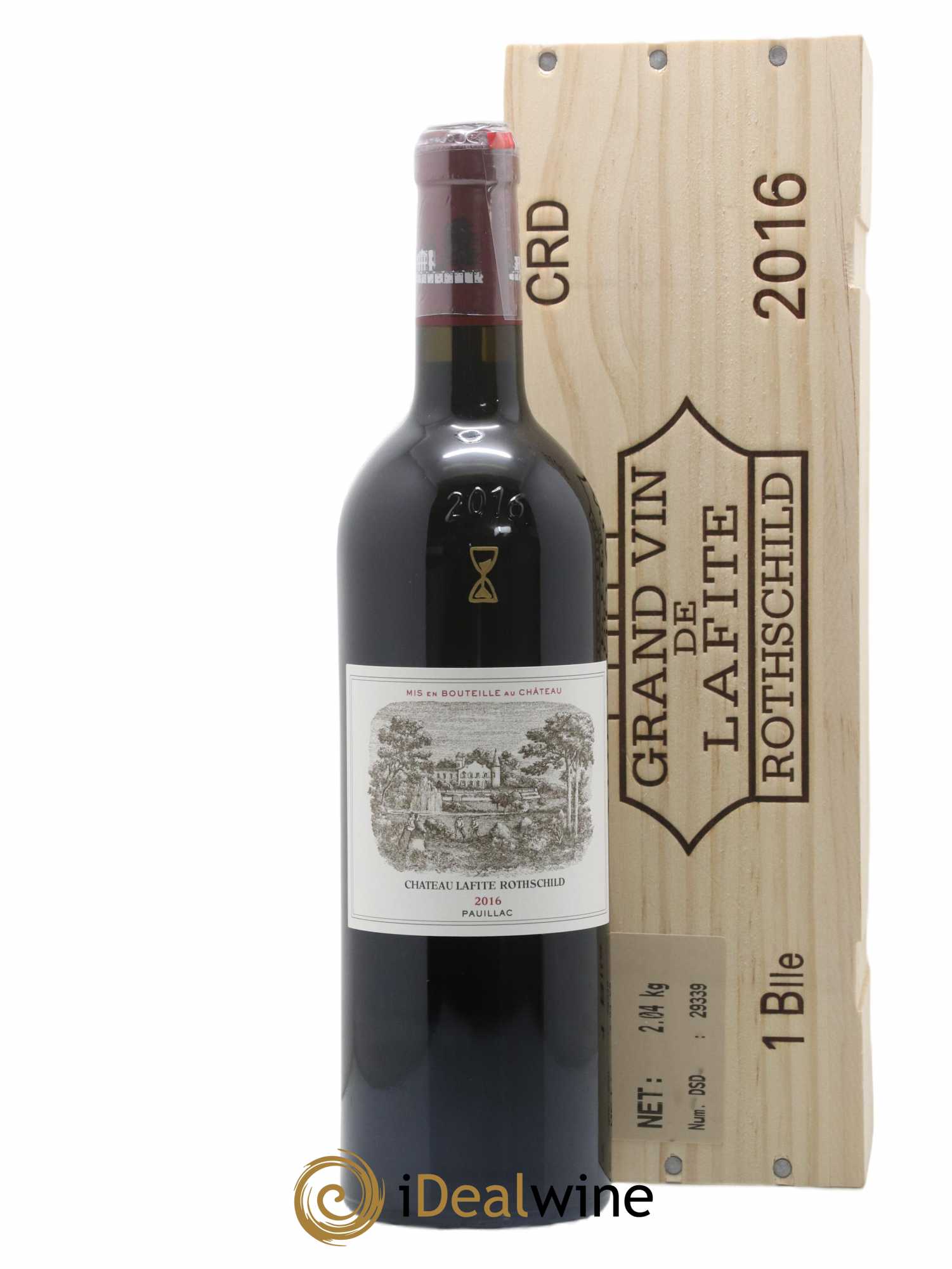 Château Lafite Rothschild 1er Grand Cru Classé  2016 - Lot de 1 Bouteille