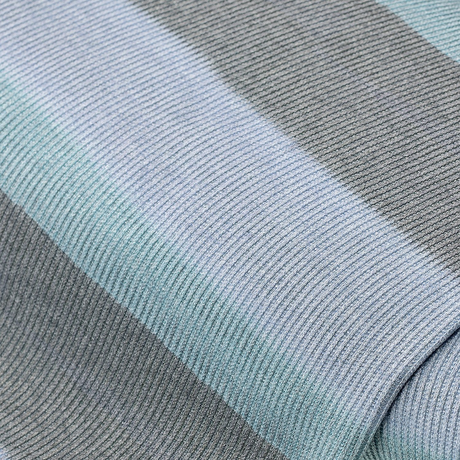 Feinstrick Farbverlauf, blau/grau