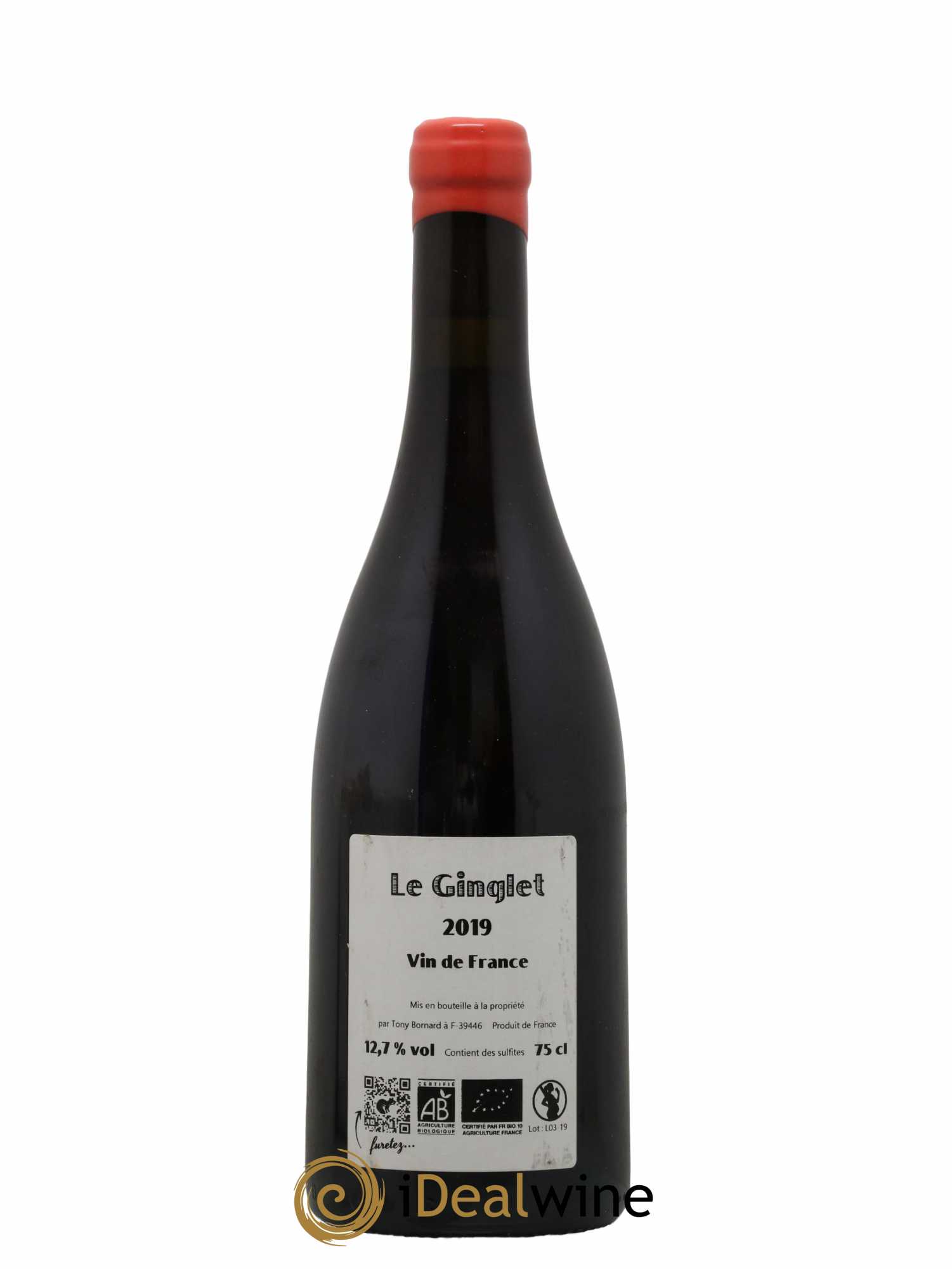 Vin de France Le Ginglet Bornard 2019 - Lot de 1 Bouteille