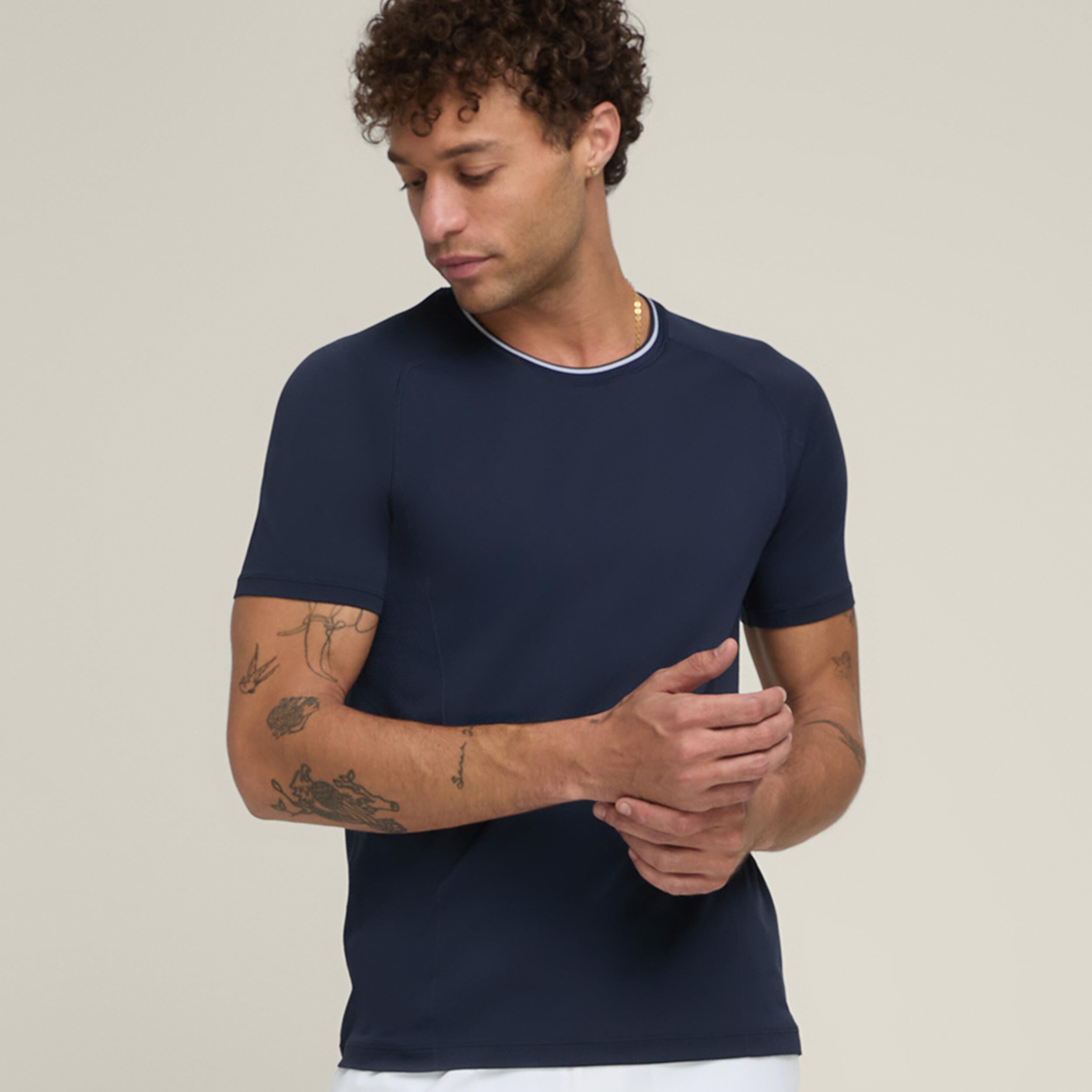 Team Players Seamless Crew Sweatshirt Herren - Dunkelblau