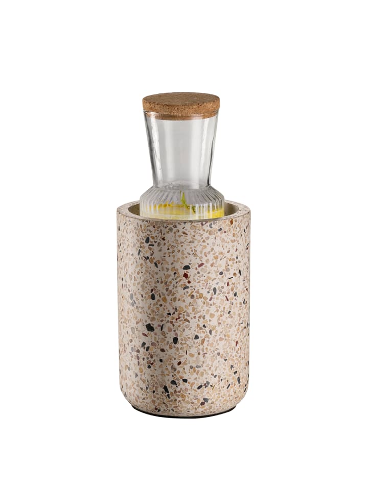 APS Flaschenkühler Beton  in sandfarben/ beige Ø 12,5 cm, H: 19 cm günstig kaufen onesize