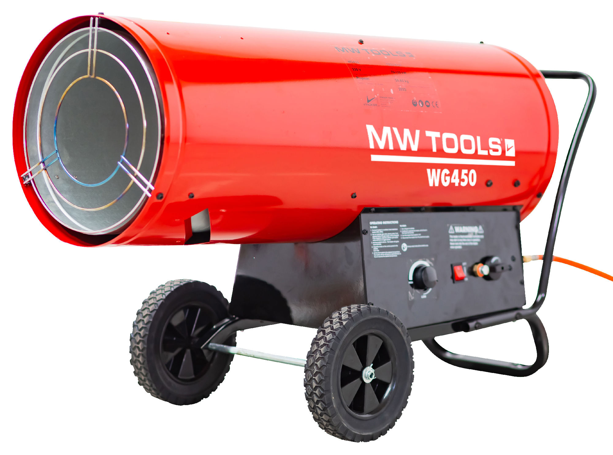 Metal Works 722316591 WG450 Puhalo za vroč zrak na propan 70-132 kW s termostatom