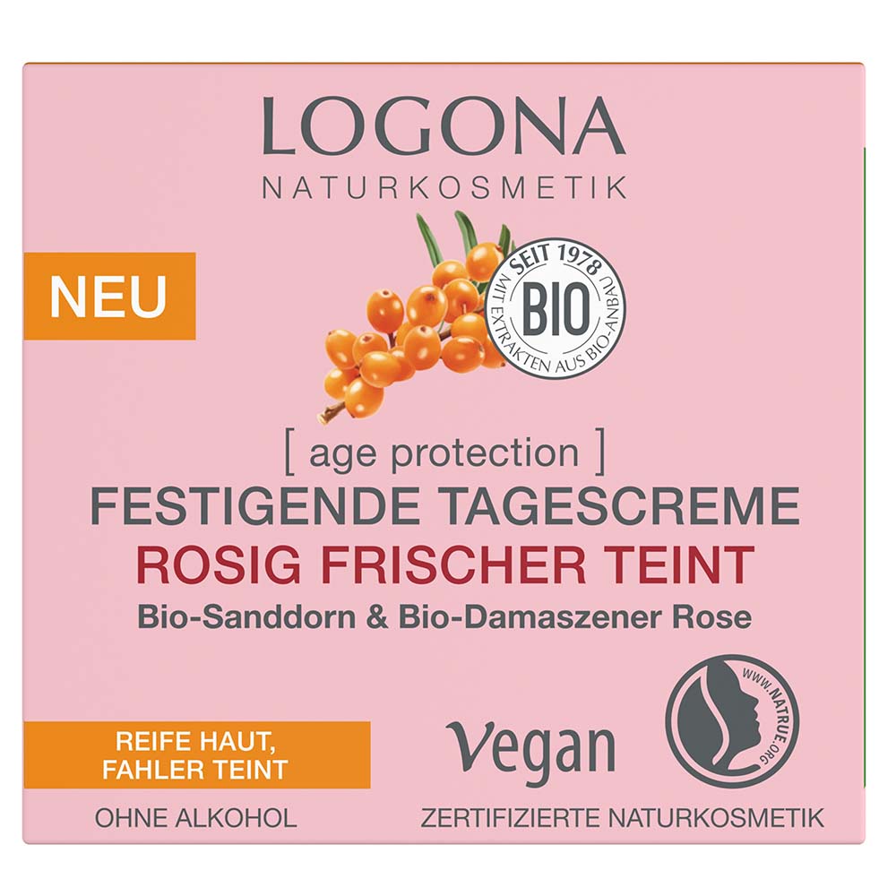 LOGONA Age Protection Tagescreme Rosiger Teint 50 ml