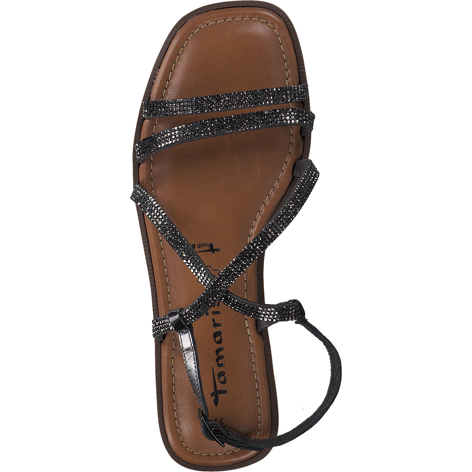 Tamaris 28132, Sandalen, Damen, weiß silber