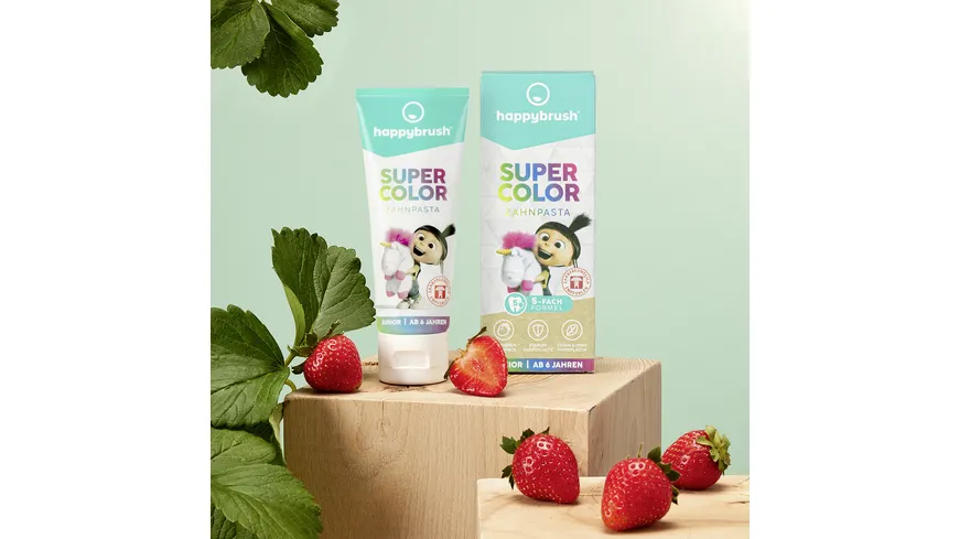happybrush Super Color Zahnpasta Junior 75 ml