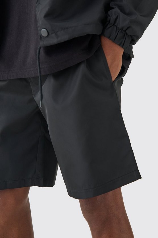 Komfort Nylon Shorts mit elastischem Bund