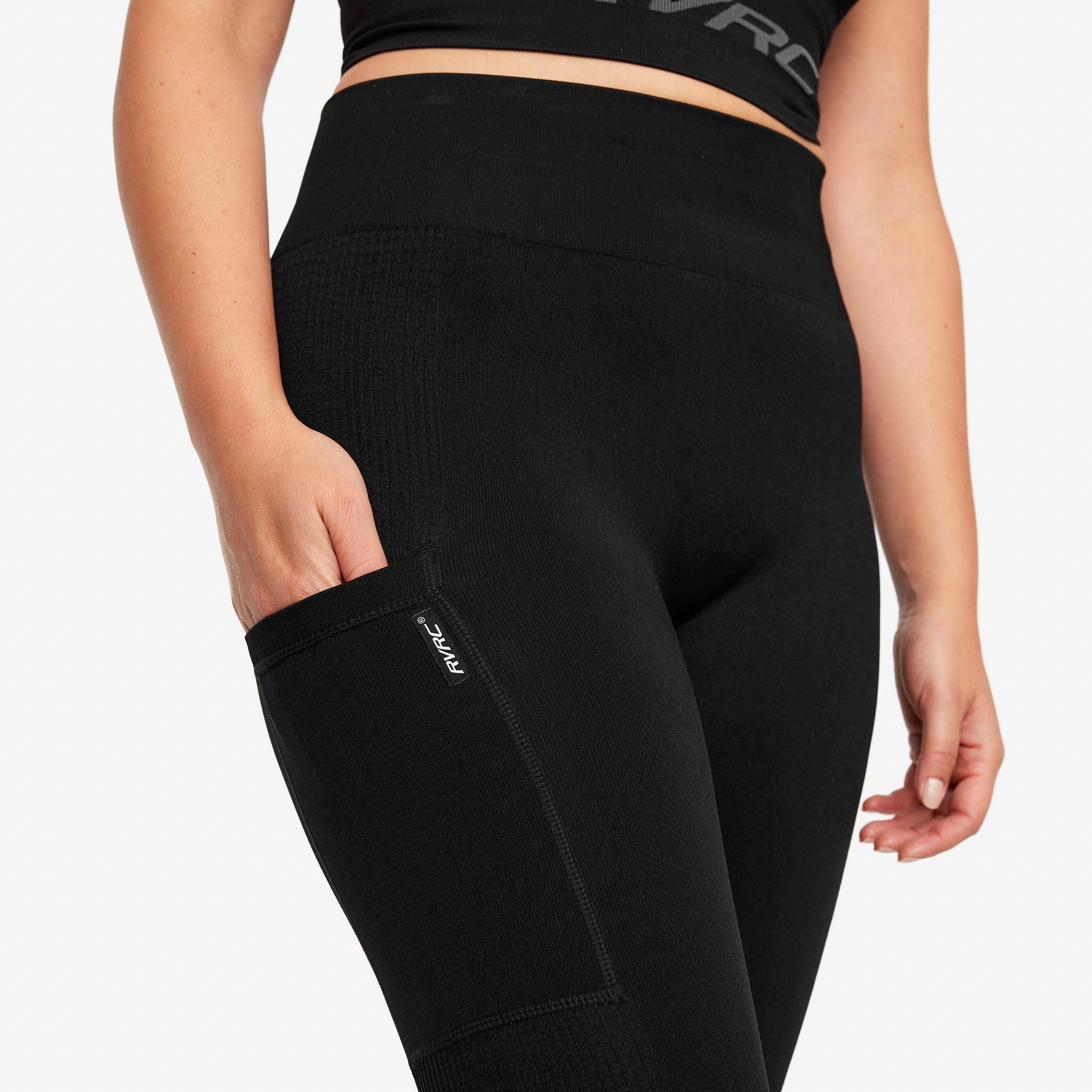 Descent Seamless Tights Femme Jetblack