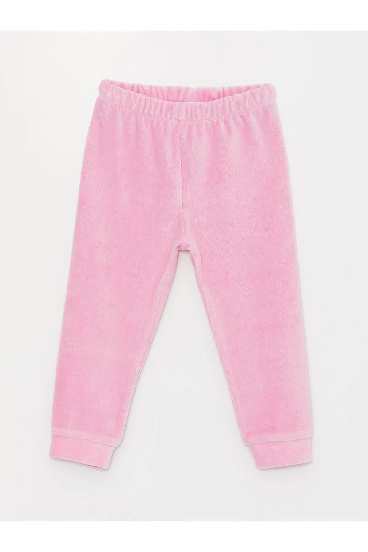 LC Waikiki  Langarm-Pyjama-Set für Babys mit Rundhalsausschnitt und Gänseblümchen-Enten-Aufdruck