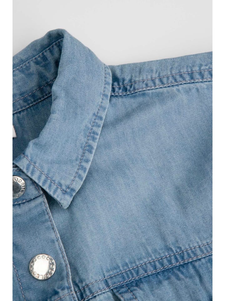 Coccodrillo Jeanshemd mit langen Ärmeln  in blau günstig kaufen
