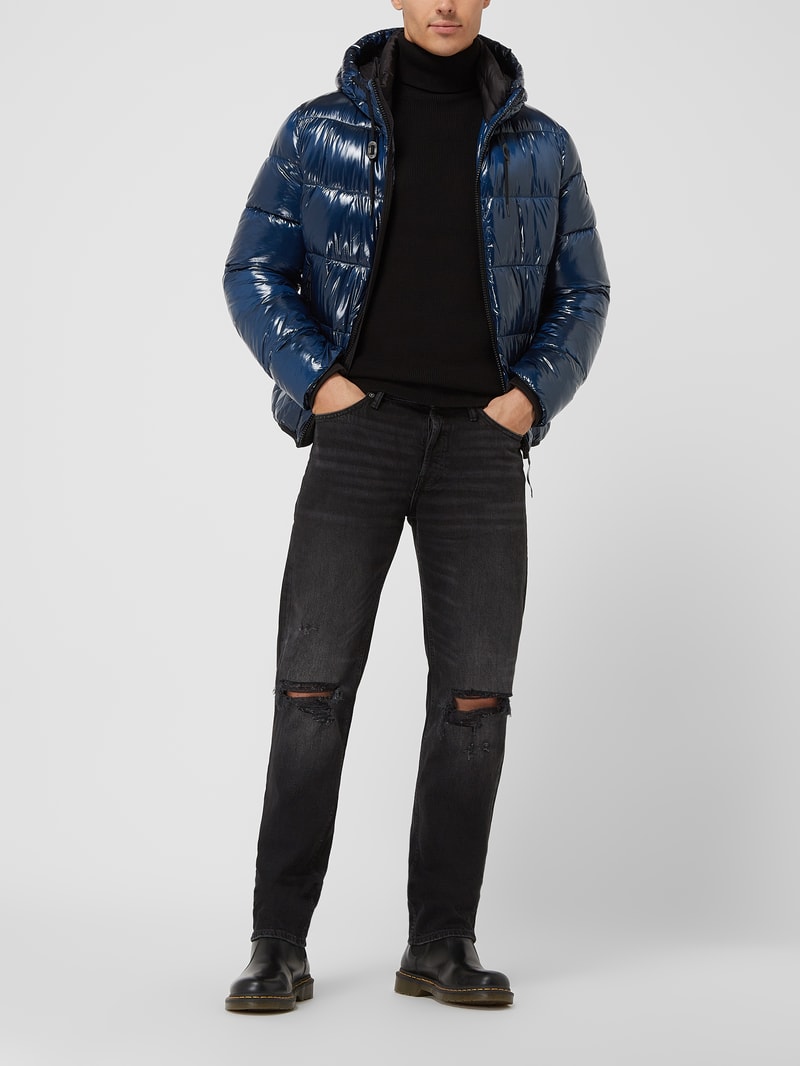 Comfort Fit Jeans mit Stretch-Anteil Modell 'Mike' in schwarz