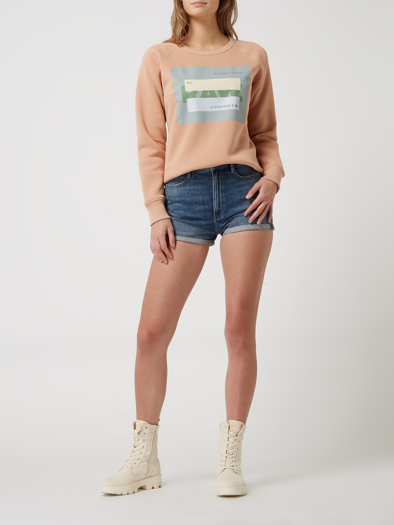 Jeansshorts mit Stretch-Anteil Modell 'Tedi' in jeans