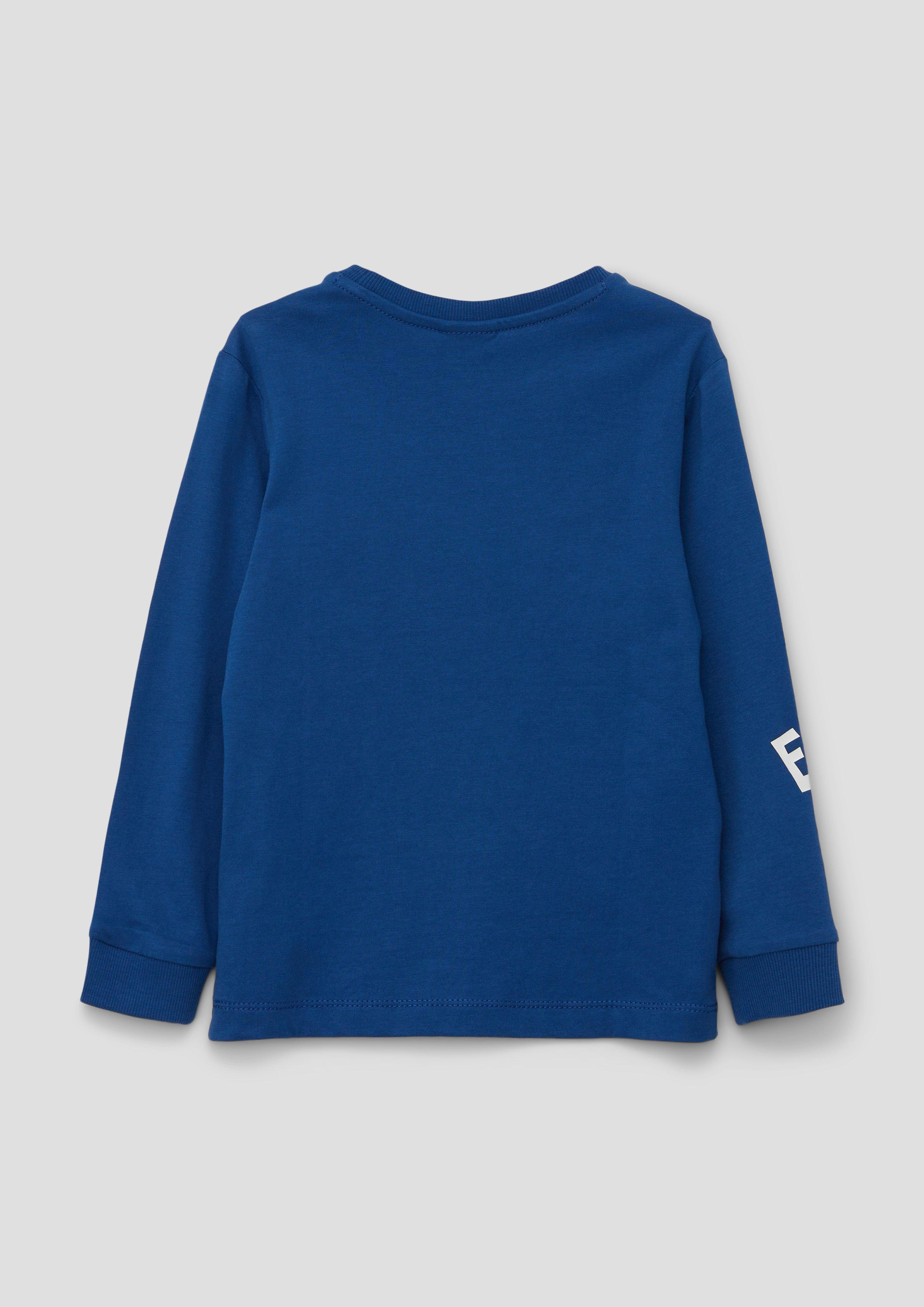 Longsleeve mit gummiertem Print  2134228-5490