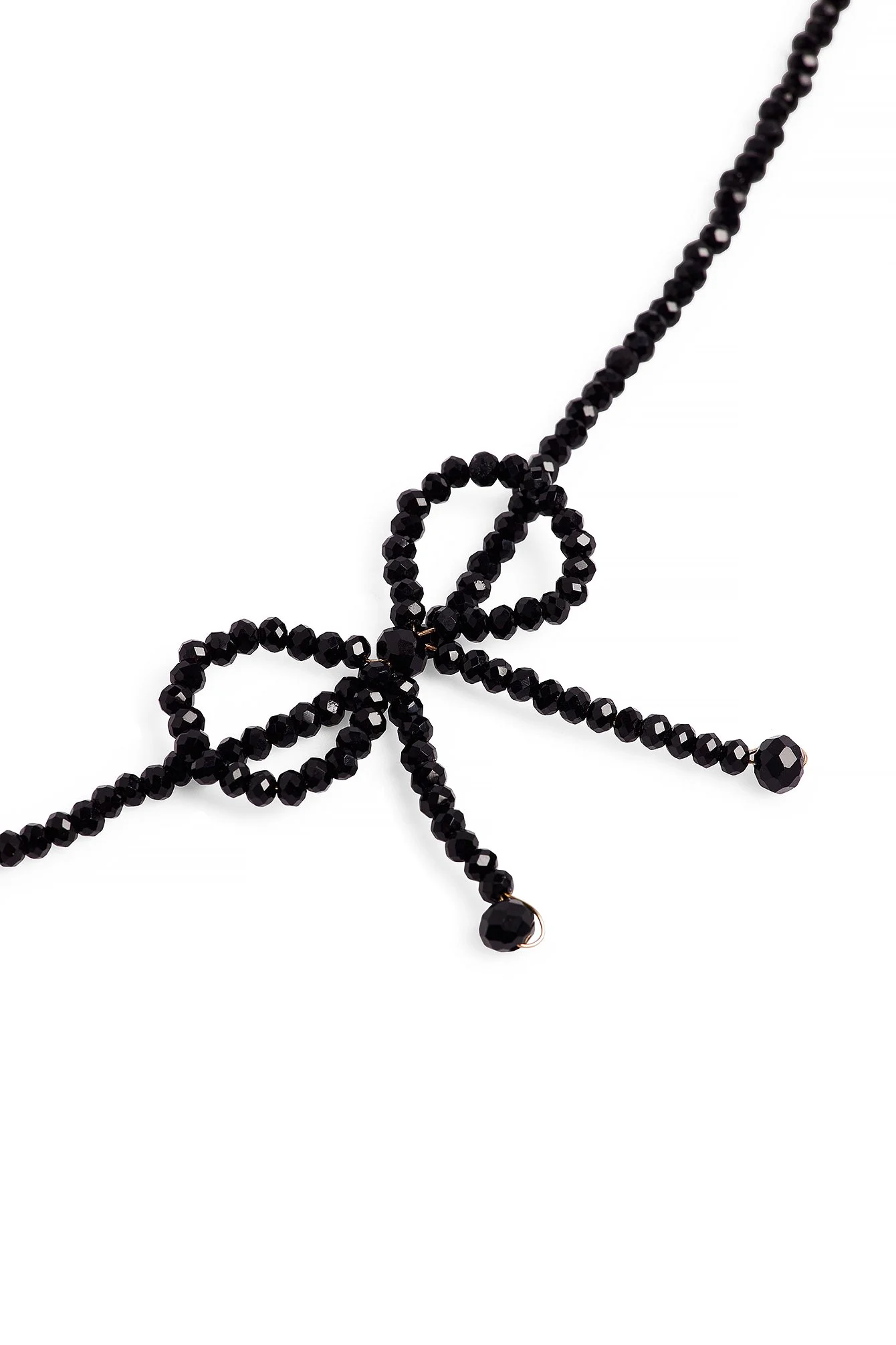 Schleifen-Halskette mit Strass