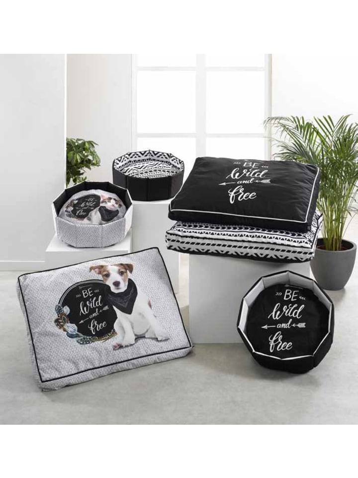 Love Story Hunde- und Katzenbett in schwarz günstig kaufen onesize