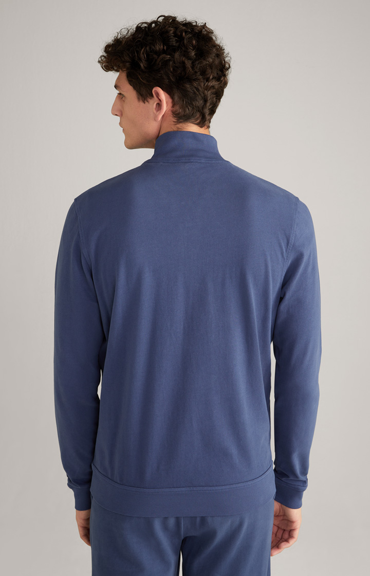 Loungewear Sweatjacke in Blau