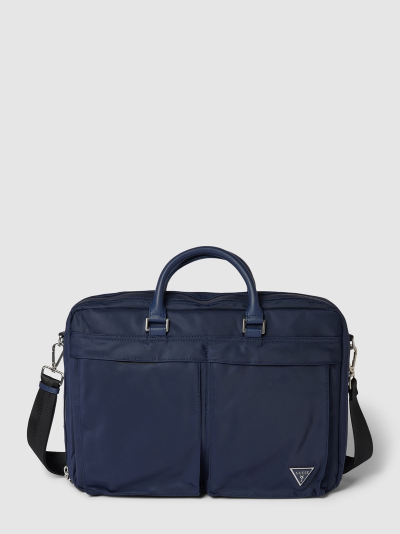 Laptoptasche mit Schulterriemen Modell 'CERTOSA' in dunkelblau