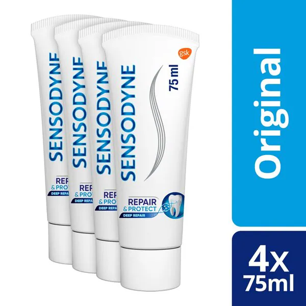 Sensodyne Repair & Protect Cool Mint Toothpaste Medical device - 4 x 75ml