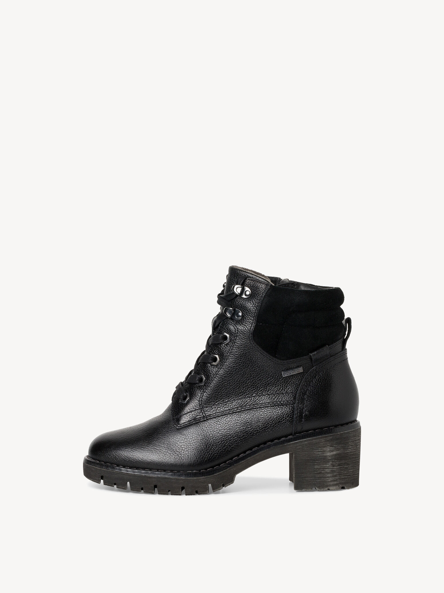 Bottine en cuir - noir