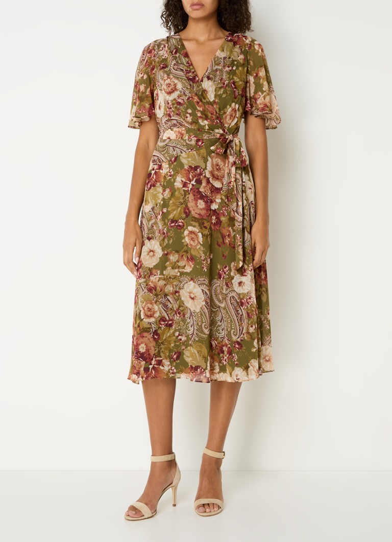 Ralph Lauren midi tunika haljina s paisley uzorkom i pojasom