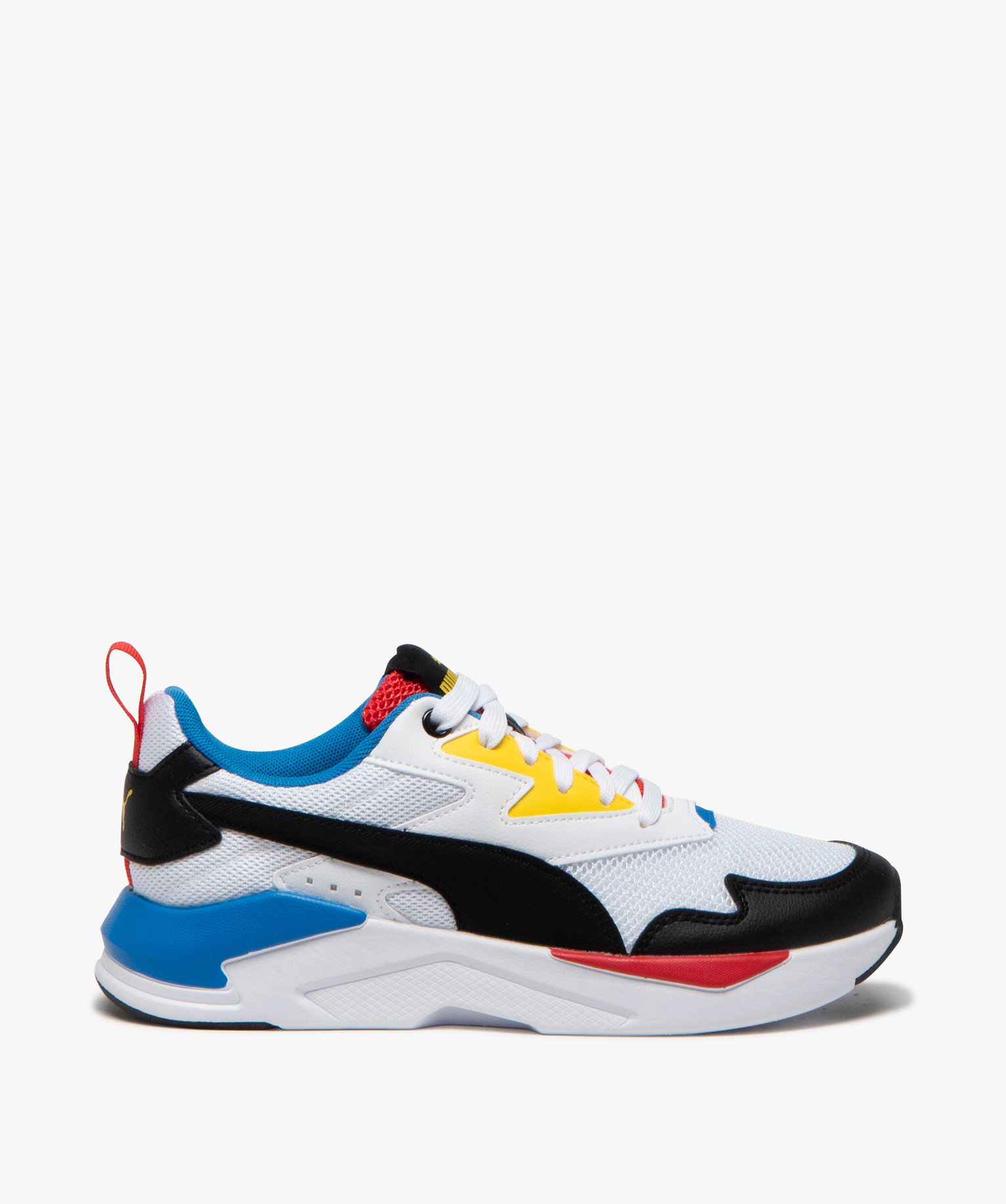 Baskets Garçon rétro running à lacets – Puma X-Ray Lite blanc | GEMO