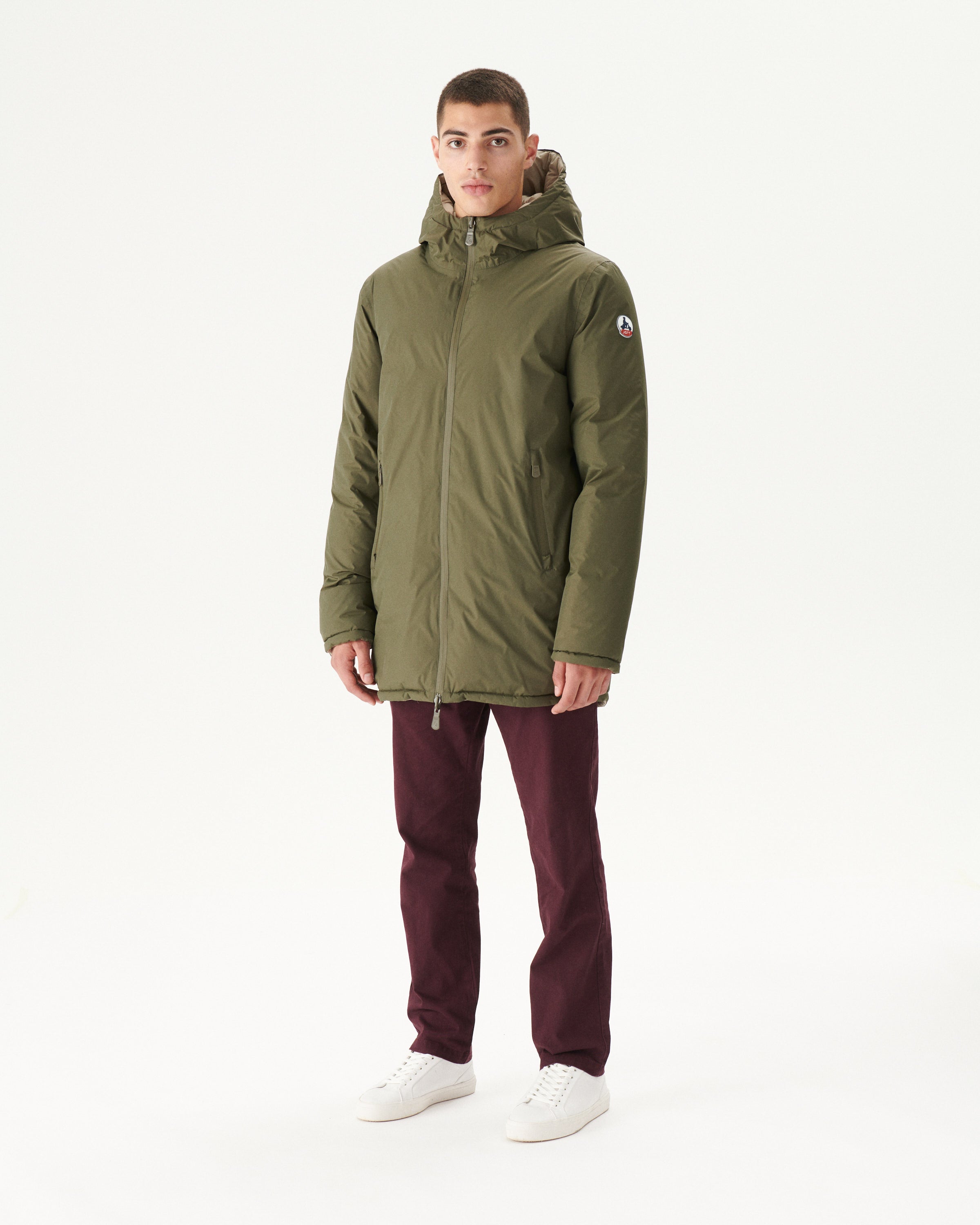Doudoune réversible à capuche Grand Froid Army/Beige Toronto